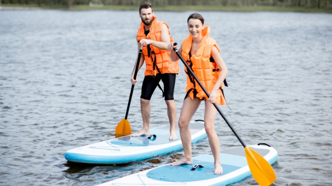 Faire du paddle sur l'Erdre