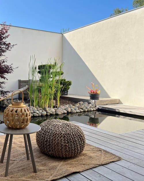 Patio de la maison d'hôte à Sucé sur Erdre